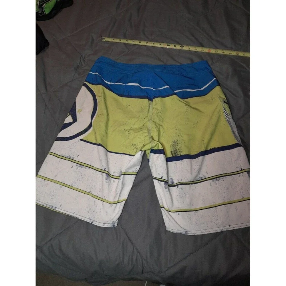 Y2K Baggy Boardshorts swimsuit Volcom Stretch Size 33